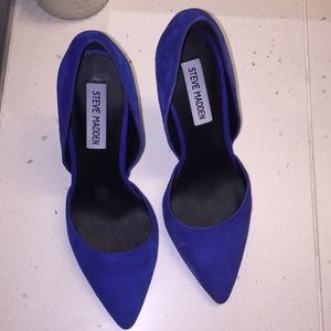 Steve Madden Varcityy Suede Heels